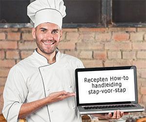 recepten handleiding stap voor stap